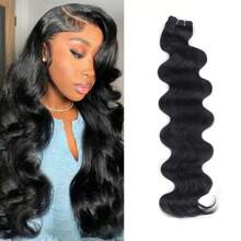 Synthetic Fiber Hair White Highlighted Sew In Hair Extensions High-Quality Japanese Silk Hair Weft 26 Inch 150g Sew In Weft Hair Extensions Weaving Hair For Women Girls Daily,Fashion Party ,Y2k ,Music Festival Various Occasions All Seasons - Multicolor - View 35