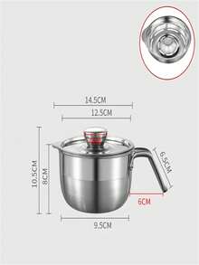 1pc Premium 304 Stainless Steel Egg Yolk Separator - Easily Separate Egg Yolk And Egg White, Convenient For Healthy Cooking And Baking, Convenient Breakfast Supplies, Family Dinner Supplies, Party Supplies