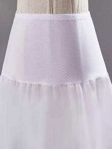 Váy lót crinoline cỡ lớn có thể điều chỉnh, váy lót dài ngang gối cho váy cưới Lolita. - Nhiều màu - Xem 4