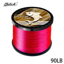 chelesh 546yds, 328yds Monofilament Nylon Fishing Line, Transparent Invisible Absorbent, Abrasion Resistant Nylon Line, Diameter 0.52mm-1.0mm, Strength 35LB-150LB, Suitable For Freshwater, Saltwater, Sea Fishing, Ideal For Long Distance Casting And Braiding Nets, Also Can Be Used For Invisible String, Beading, Strong Monofilament, Hanging Handmade DIY Decorations And Crafts.