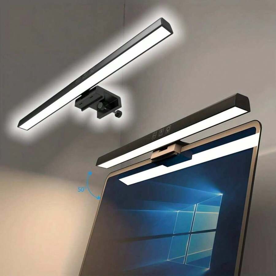 Luz Do Monitor 50Cm Do Computador Desktop Pc Tela Led 3 Cor - 5W - Visão 1