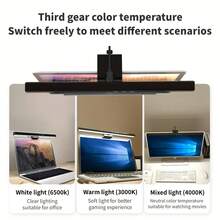 Luz Do Monitor 50Cm Do Computador Desktop Pc Tela Led 3 Cor - 5W - Visão 4