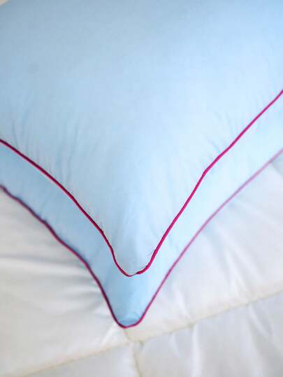 1pc Hotel Home Bed Pillow, Luxe Quality, Made Premium Zachte Feather Alternative Filling, Com Tafel High Elasticity Pillows, Bedroom, Guest Room, Dorm Room (45 66cm 1/ Set) view 3