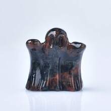 3cm/1.18in Natural Crystal Carved Ghost, Healing Stone Gift For Home Decor, Holiday Gift, Meditation Ornament