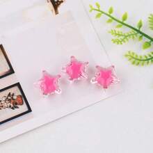 1 Caja de Cuentas acrílicas con forma de corazón, flor y redonda como espaciadores sueltas para hacer pulseras, llaveros y accesorios de joyería - Caja de cuentas - Ver 10