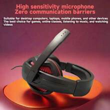 7.1 声道 3.5 毫米有线游戏耳机，带麦克风、LED 灯，适用于 PC、电脑、笔记本电脑、手机、音乐、在线课程 - 3.5mm - 查看 8