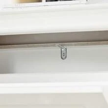SoBuy 3 Flip-Drawers Shoe Cabinet Shoe Rack Shoe Storage Cupboard Organizer Blue W53 X D24 X H118cm FSR94-B - 白色 - 查看 11