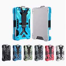 1 PCS Minimalist Wallet - RFID Protection, Ultra-Thin Aluminum Travel Card Holder, Card Storage Box, Credit Card And Wallet Organizer, With Transparent ID Card Holder, Can Hold Up To 15 Cards And Cash Holder, Slim Tactical Money Clip, Scratch Resistant Slim Card Holder Wallet - Front Pocket Wallet For Men & Women - 彩色 - 查看 1