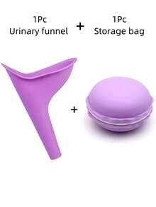 1/2Pcs Portable Urine Bag Leak Proof Detachable Camp Urination Device Reusable Multi-Functions Retractable Urinal Bucket Adult ﻿ - Multicolor - View 10