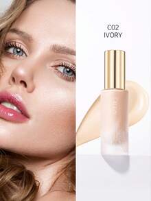 CATKIN Dreamworld Liquid Foundation Lightweight & Medium Coverage Light Ivory Long-Lasting & Buildable Foundation 30ml C02 Ivory (Oil Control) - C02 Ngà (Kiềm dầu) - Xem 2