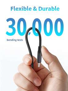 EAGET USB C To USB C Cable Type C 60W Fast Charging Cable Compatible With IPhone 16/15 Pro Max/Plus/Pro, Compatible With MacBook Pro Air/IPad, For Sam Sung Galaxy S24 S23 Tablets, Laptops Compatible With IPhone 16, 16 Pro Max, 15, 15 Plus, 15 Pro, 15 Pro Max,Compatible With Redmi, Compatible With OnePlus Charger