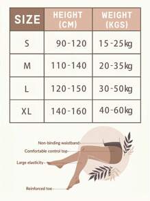 Children's 80g Sweet, Lovely Pantyhose Nylon Tights,High Elastic Pantyhose, Sexy Slim Fit Leggings,Kids, Teenagers,Students',Leggings,Warm Tights,Tights For Girls. Suitable For 10-25°C, Fashionable Leg Snug Fit Spring/Autumn/Winter Tights.Soft And Smooth, Suitable For Various Holidays, Sports, Leisure And Other Daily Wear.