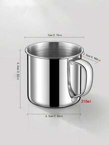 1-10 كوب قهوة من الفولاذ المقاوم للصدأ متين للتخييم والمطبخ - كوب معدني صغير للشاي والقهوة - اكسسوارات المطبخ