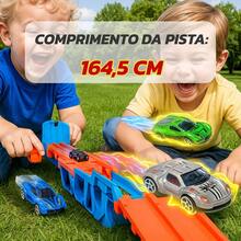 Car Truck With Impulse Track Includes 6 Fun Cars For Boys Strategy Toy - Multicolor - View 7
