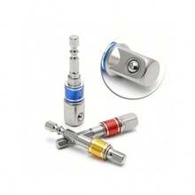 1 Pieza Adaptador de Enchufe de Taladro Extensión de Taladro de Impacto Barra de Adaptador de Enchufe de Broca 1/4 3/8 1/2 Tamaño Vástago Hexagonal Cabeza Cuadrada Broca