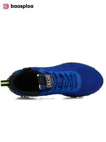 baasploa 男士跑步鞋、运动鞋、户外休闲轻便网球鞋、男士时尚网面专业跑步鞋、品牌鞋、尺码 41-45（修身效果，脚宽请选择大一码，另有加大码可选）
