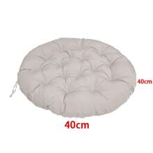 1个圆形鸟巢形靠垫 - 加厚雷达椅摇篮吊篮靠垫，适用于吊篮垫、鸟巢形蒲团垫、靠背雷达椅垫，户外防水，柔软舒适，防污，适合作为情人节礼物和其他节日礼物。