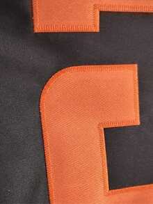 定制姓名号码男士刺绣美式橄榄球球衣，克利夫兰布朗队V领个性化短袖衫，适合派对、比赛、训练、竞技、DIY定制，尺码S-XXL，夏季款 - 棕色 - 查看 6