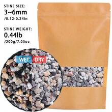 Natural Decorative River Stone - Mixed Color Pebble, Suitable For Aquarium, Garden, And Indoor/Outdoor Decorative Stone Crushed Stone, Suitable For Fish Tank Bottom Sand, Vase And Flower Pot Filling, Aquatic Plants, Micro Landscape, Mini Garden Natural Stone Mixture, Perfect For Halloween, Christmas, New Year
