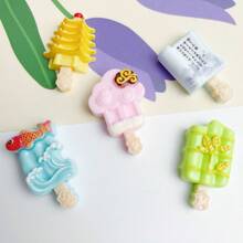 5 Stücke süße Cartoon Eis Kühlschrankmagnet, personalisierte Kühlschrankmagnet geeignet für Küche, Büro, Whiteboard, Lagerschrank, Geschirrspüler, Heim- und Küchedekoration, Muttertagsgeschenk