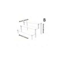 1pc Acrylic Multi-Layer Cosmetic Display Rack, Collectible Blind Box, Perfume & Jewelry Storage Shelf