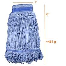 Mop Head Replacement Commercial Heavy Duty String Blue Wet Mop Heads For 3 Typs Commercial Mop Handle 1Medium - 如圖 - 查看 2