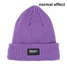 TOHUIYAN Magical Reflective Knitted Hats High Visibility Winter Warm Fleece Ski Caps Women Men Skullies Beanie Hat For Night Running Walking Cycling - A - View 12