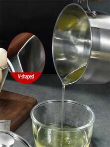 1pc Premium 304 Stainless Steel Egg Yolk Separator - Easily Separate Egg Yolk And Egg White, Convenient For Healthy Cooking And Baking, Convenient Breakfast Supplies, Family Dinner Supplies, Party Supplies