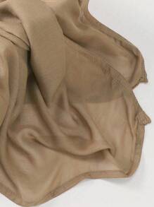 1pc 180*85cm Women's Solid Color Breathable Soft Modal Hijabs Scarf For Abaya Women Veil