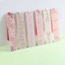 6 Stücke mehrfarbige Blumen bedruckte Lesezeichen, kreative, süße Lernstationery Zubehör Lesezeichen, Schulmaterial, Kawaii Schreibwaren, Farben für die Schule, Schulmaterial, Schulanfang