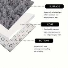 1 Pc Thickening Soft Tie-Dyed Oval Plush Carpet, Made Of Soft Polyester Material, Skin-Friendly Thickened Sponge, Durable And Easy To Clean, Indoor Decorative Carpet, Suitable For Bedroom Living Room, Sofa, Bedside, Game Room, Sun Room