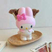 1 件 Sanrio 可爱收纳盒、Melody 和 Hello Kitty 多功能收纳盒、珠宝盒、卡通桌面笔筒文具收纳盒、化妆刷架、桌面装饰，适用于办公室、卧室、浴室和客厅，送给女性的精美节日礼物收纳整理器旅行节日必备秋季装饰秋季万圣节 - 彩色 - 查看 6