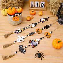 New Halloween Listing Home Party Ghost Festival Decoration Bead String Witch Pumpkin Bat Pendant Halloween Pendant Pendant Decoration Halloween Essential,Fall Decorations Home,Halloween Accessories,Fall Decor,Halloween Decor,Fall Home Decor