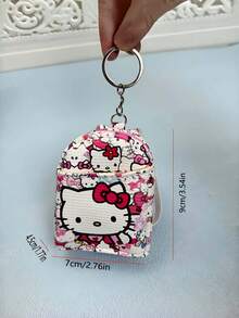 حقيبة عملة بطراز سانريو، حقيبة سلسلة مفاتيح، حافظة سماعات الرأس، حقيبة ظهر صغيرة