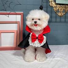 宠物万圣节吸血鬼披风Cosplay猫披风狗狗披风猫狗衣服宠物用品万圣节万圣节服装