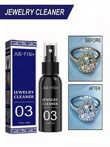 JUE FISH Jewelry Cleaning Solution - Cleans Diamonds, Necklaces, Gold. Jewelry Cleaning & Care Liquid For Gold, Silver, Pearls, Watches, Rings. Removes Tarnish, Prevents Oxidation. Also Used For Cleaning Gold, Silver Jewelry, Watches, Electronics. Diamond Ring Tarnish Remover - Multicolor - View 5