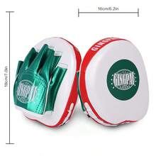 GINGPAI Thick & Precise Boxing Target, Martial Arts Speed Bag, Curved Hand & Foot Target, Professional Small Target - Multicolor - View 4