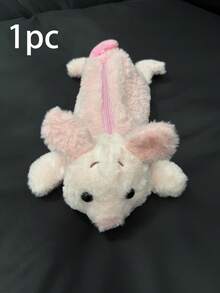 1 件可爱大号鲨鱼铅笔盒，大容量，高品质毛绒，适用于学校用品，返校 - 彩色 - 查看 13