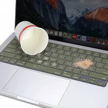 Keyboard Cover Skin Compatible With 15 Inch M3 A3114 M2 A2941/13.6 A3113 A2681/Pro 14/16 M4 M3 M2 M1, Midnight Green - Army Green - View 8