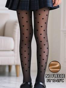 Children's 80g Sweet, Lovely Pantyhose Nylon Tights,High Elastic Pantyhose, Sexy Slim Fit Leggings,Kids, Teenagers,Students',Leggings,Warm Tights,Tights For Girls. Suitable For 10-25°C, Fashionable Leg Snug Fit Spring/Autumn/Winter Tights.Soft And Smooth, Suitable For Various Holidays, Sports, Leisure And Other Daily Wear.