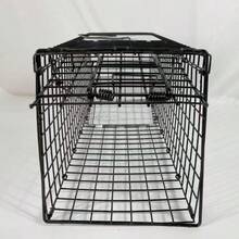 Large Humane Cat Trap, Automatic Foldable Cat Cage, Pet Rescue Cage