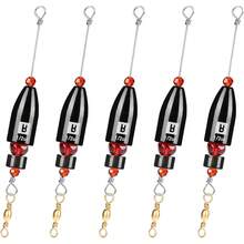 Ready Rigs Lubina Salada 5 Piezas Latón Preensamblado Kit 4 Dimensiones - A: Latón_1/2 onza_5pack - Ver 11