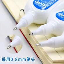 Correction Fluid (3 Pieces Per Set), With Super Strong Coverage, Quick-Drying Formula That Does Not Smudge, Smooth Application Without Breaking The Line, Easily Corrects Writing Errors, And Keeps The Paper Surface As Clean And New As Ever