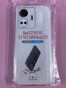 Transparent Four-Corner Anti-Drop Case, Suitable For Realme Series, Realme Phone Transparent Four-Corner Anti-Drop Case. Phone Case, Phone Protective Cover, Phone Shell, Phone Cover, Anti-Drop Phone Case, Transparent Phone Case, Minimalist Phone Case, Solid Color Phone Case, Transparent Phone Case, TPU Anti-Drop Phone Case (Military-Grade Anti-Drop) - Clear - View 62