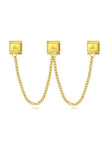 2025 Wholesale Gold And Silver Chain Fashion Italian Charm Fit 9mm Stainless Steel Bracelet Women Jewelry - A - View 20