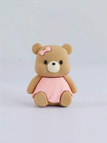 可爱泰迪熊蛋糕装饰饰品、婴儿洗礼蛋糕装饰、软橡胶娃娃装饰、泰迪熊生日蛋糕装饰、婴儿洗礼装饰、性别揭秘派对