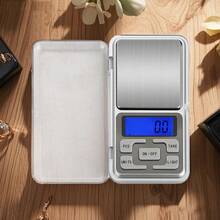 0.01g High Precision 4.7in Mini Portable Gold Scale, Jewelry Scale, Kitchen Scale, Food Weight Electronic Scale, Small Non-Slip Household Scale, Multi-Unit Conversion, Kitchen Accessory Weighing Tool, Suitable For Laboratory, Powder, Jewelry, Baking, Nutrition Management, Kitchen, Travel Food Scale, 2*AAA Batteries Not Included