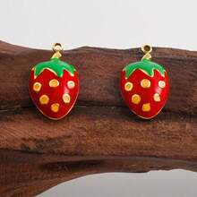 1pc/2pcs Luxury Delicate 304 Stainless Steel Electroplated Pendant Charms, Suitable For DIY Jewelry, Jewelry Making, Crafts - Ocean Life, Cherry, Flower Designs - Color - View 31