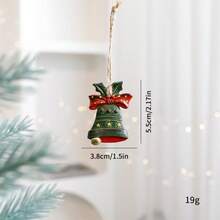 1pc Christmas Decoration American Style Hanging Ornament, Vintage Christmas Tree Hanging Decor - Multicolor - View 5