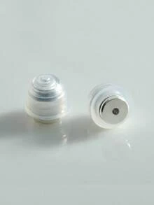 1對低過敏耳環背扣，適用於0.6-0.8mm耳環針，適合下垂耳垂，珠寶製作配件 - 彩色 - 查看 18